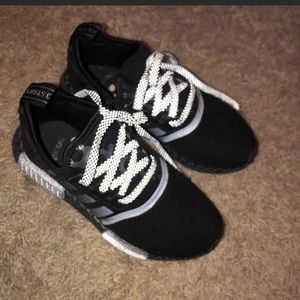 Black and grey NMD Adidas